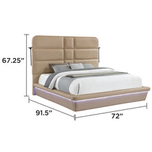Load image into Gallery viewer, Futura - Upholstered Bed With Tall Headboard
