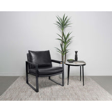 Load image into Gallery viewer, Goldbriar - Upholstered Track Arm Accent Chair - Black
