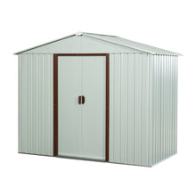 Load image into Gallery viewer, Ry-Sdyx56-W Outdoor Metal Storage Shed - White

