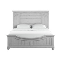 Load image into Gallery viewer, Queen Panel Bed - Gray - Wood
