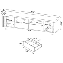 Load image into Gallery viewer, Garner - 2 Door Stand With Drawers Media Console - Gloss White
