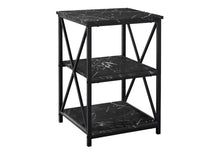 Load image into Gallery viewer, 3 Tier Accent Table, Side Marble Look Contemporary &amp; Modern
