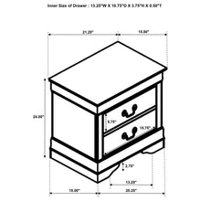 Load image into Gallery viewer, 2 Drawer Nightstand - White
