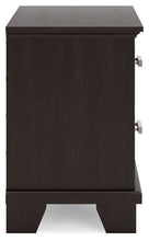 Load image into Gallery viewer, Covetown - Two Drawer Night Stand - Dark Brown
