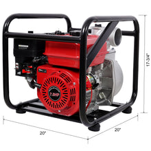 Load image into Gallery viewer, Gasoline Powered Water Pump 3" Inlet &amp; Outlet, 264Gpm Flow, 7Hp Engine - Black / Red
