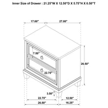 Load image into Gallery viewer, Wedner - 2 Drawer Nightstand - Oak
