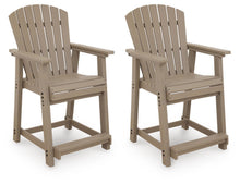 Load image into Gallery viewer, Seacliff Beach - Barstool (Set of 2) - Medium Brown
