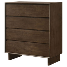 Load image into Gallery viewer, Hemlock - 4 Drawer Chest Of Drawers - Dark Brown
