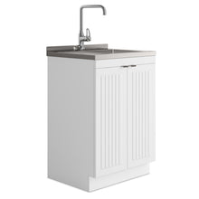 Load image into Gallery viewer, Murphy - Laundry Cabinet &amp; Faucet And Stainless Steel Sink
