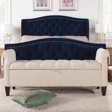 Load image into Gallery viewer, Jacqueline - Tufted Roll Arm Storage Bench
