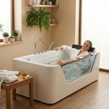 Load image into Gallery viewer, Xavier - Single Massage Bathtub - Milk White
