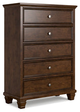 Load image into Gallery viewer, Danabrin - Five Drawer Chest - Brown
