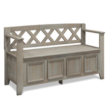 Load image into Gallery viewer, Amherst - Handcrafted Entryway Storage Bench
