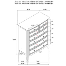 Load image into Gallery viewer, Talia - 8 Drawer Chest - White
