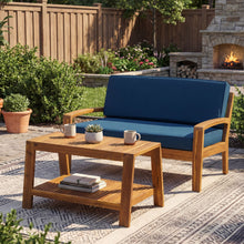 Load image into Gallery viewer, 2 Piece Conversation Set, Loveseat &amp; Coffee Table
