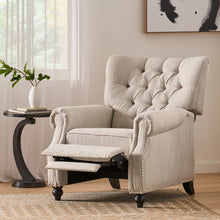 Load image into Gallery viewer, Welch - Contemporary Tufted Pushback Recliner - Beige

