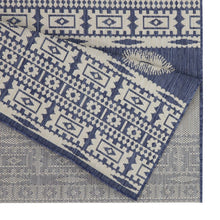 Load image into Gallery viewer, Sunshine - 5'3" X 7'3" Indoor, Outdoor Area Polypropylene Rug - Blue

