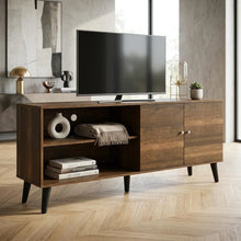 Load image into Gallery viewer, Amidon - TV Stand, With 2 Storage Shelves And 1 Cabinet
