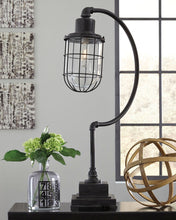 Load image into Gallery viewer, Jae - Metal Desk Lamp  - Antique Black
