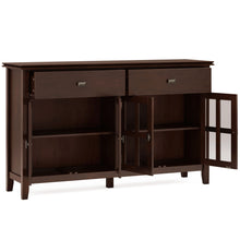 Load image into Gallery viewer, Artisan - Large 4 Door Sideboard Buffet - Russet Brown
