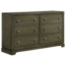 Load image into Gallery viewer, Sundance - 6 Drawer Dresser Cabinet - Dark Brown
