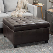 Load image into Gallery viewer, Isabella - Contemporary Ottoman With Storage
