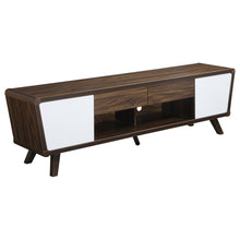 Load image into Gallery viewer, 2 Door TV Console With Storage - Walnut
