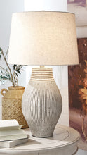 Load image into Gallery viewer, Layal - Paper Table Lamp  - Beige
