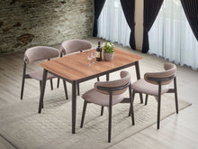 Load image into Gallery viewer, Lanae - 5 Piece Dining Room Set - Natural / Black
