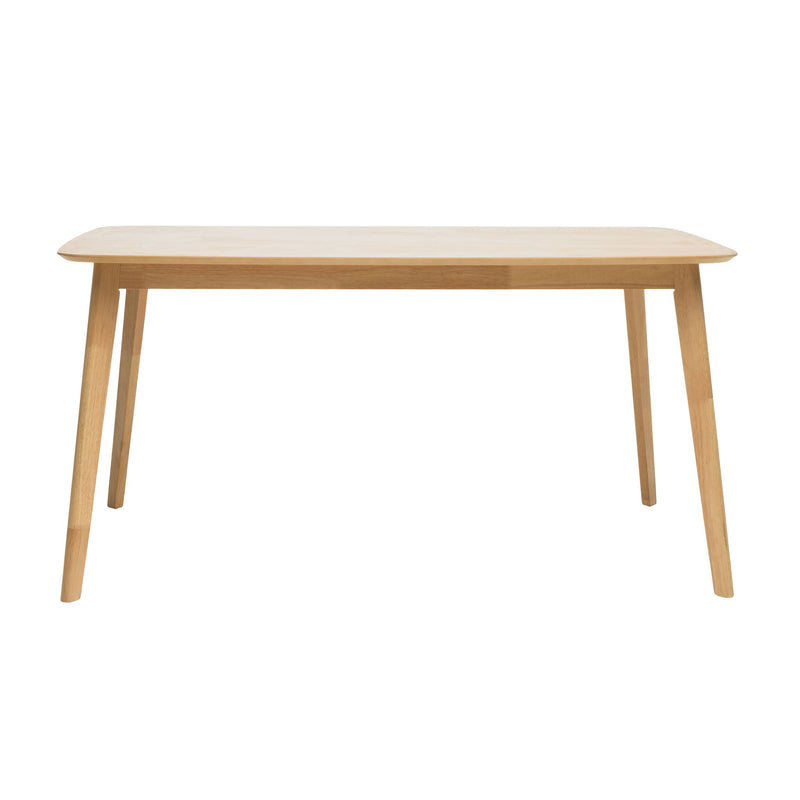 Retro Dining Table With Faux Wood Top