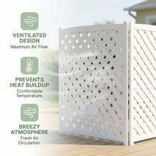 Load image into Gallery viewer, Outdoor 3 Panel Air Conditioner Fence Screen
