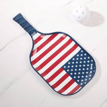 Load image into Gallery viewer, Supreme Housewares - American Flag 15 3/4" Melamine Paddle Tray
