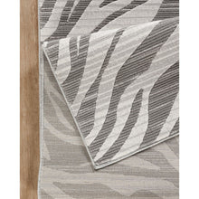 Load image into Gallery viewer, Geometrix - 5'3" X 7'3" Area Rug Geometric &amp; 3D Effect - Ivory / Gray
