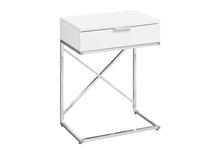 Load image into Gallery viewer, Accent Side Table, Storage Drawer, Spacious Tabletop, Contemporary &amp; Modern
