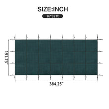 Load image into Gallery viewer, Swimming Pool Safety Cover - Dark Green

