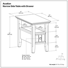 Load image into Gallery viewer, Acadian - End Table With Drawer
