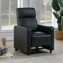 Load image into Gallery viewer, Push Back Recliner - Black
