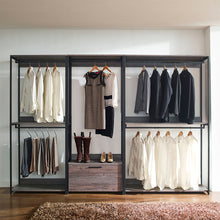 Load image into Gallery viewer, Monica - Farmhouse Industrial Wood Walk In Closet
