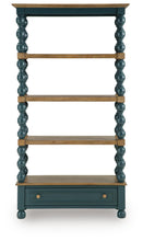 Load image into Gallery viewer, Finnworth - Bookcase - Blue / Brown
