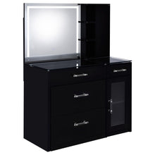Load image into Gallery viewer, Kerr - 2 Drawer Makeup Vanity Table With Mirror And Stool
