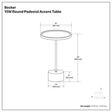 Load image into Gallery viewer, Becker - Side Table - Natural
