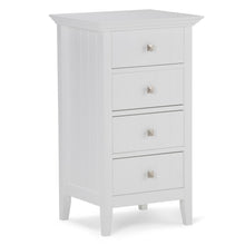 Load image into Gallery viewer, Acadian - 4 Drawer Floor Storage Cabinet - Pure White
