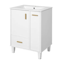 Load image into Gallery viewer, Bathroom Vanity With Sink, Deep Drawer, Door Shelf, 2 Tier Basket
