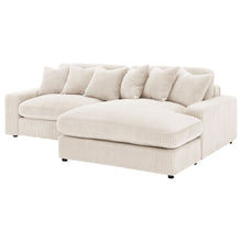 Load image into Gallery viewer, Upton - Reversible Sectional Sofa With Oversized Chaise - Sand
