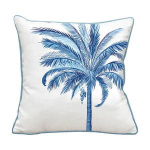 Rightside Design - Royal Date Palm Tree Right Indoor/Outdoor Throw Pillow