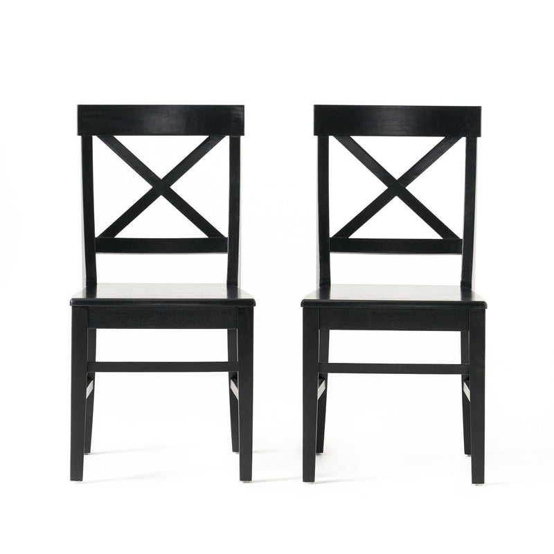 Plethora - Dining Chair With X Shaped Back (Set of 2)