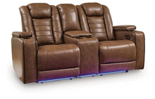 Load image into Gallery viewer, Gruaro - Power Reclining Loveseat With Console / Adjustable Headrest - Amber
