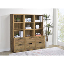 Load image into Gallery viewer, Geary - 3 Piece Wall Unit Bookcase Set With USB Storage
