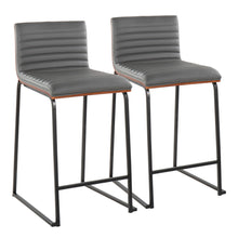 Load image into Gallery viewer, Mason Mara - Contemporary Fixed Height Quality Counter Stool (Set of 2)
