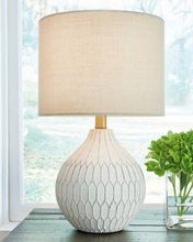 Load image into Gallery viewer, Wardmont - Ceramic Table Lamp  - White
